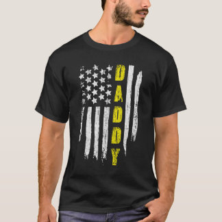 Camiseta Bandeira Americana dos EUA Papai Motorista de Guin