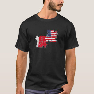 Camiseta Bandeira Americana Dubaiana EUA Dubai