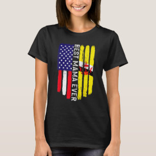 Camiseta Bandeira Americana e Brunei Sinalizador Melhor Fam