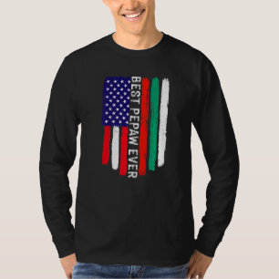 Camiseta Bandeira Americana e Bulgária Melhor Pepe Já Fami