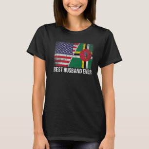 Camiseta Bandeira Americana e Dominica Melhor Marido De Tod