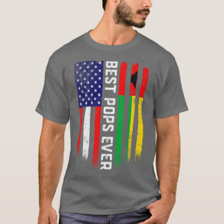 Camiseta Bandeira Americana e Guiné-Bissau - Melhores Pop N