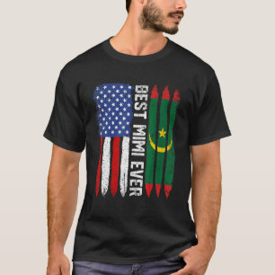 Camiseta Bandeira Americana e Mauritânia Melhor Fama de Mim