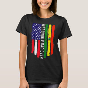 Camiseta Bandeira Americana e Pai de Melhor Solteiro da Bol