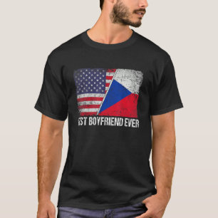 Camiseta Bandeira Americana e República Checa - Melhor Namo