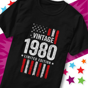 Camiseta Bandeira Americana Edição Limitada Estrelas Vintag