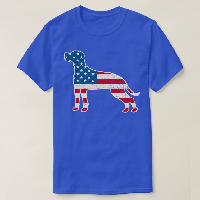 Camiseta Bandeira Americana em 4º de julho para Mulheres Ho (Frente do Design)