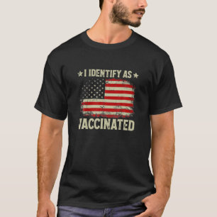 Camiseta Bandeira Americana Em 4 De Julho Eu Identifico Com