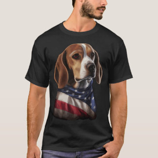 Camiseta Bandeira Americana Em 4 De Julho Nos Eua