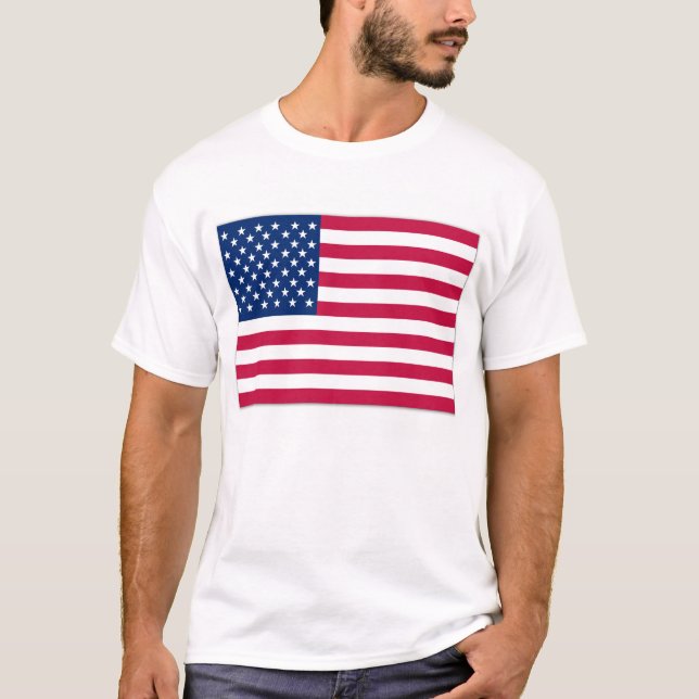 Camiseta Bandeira americana EUA (Frente)