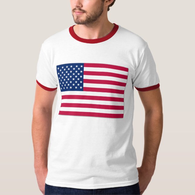 Camiseta Bandeira americana EUA (Frente)