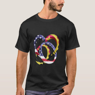 Camiseta Bandeira Americana EUA Casamento Aniversário de Ca