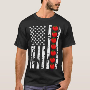 Camiseta Bandeira Americana EUA Vegana 4 De Julho Vegetaria