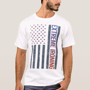 Camiseta Bandeira Americana Ferro de Passar Extremo