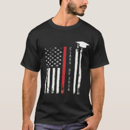 Camiseta bandeira americana formando mais velho T-Shirt dos