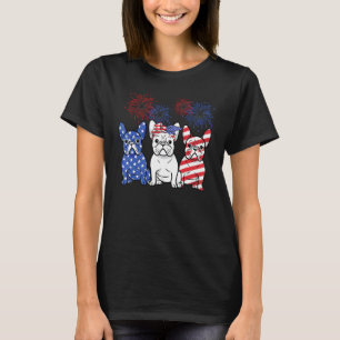 Camiseta Bandeira Americana Francesa 4 De Julho Independe