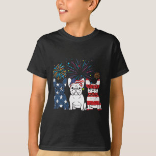 Camiseta Bandeira Americana Francesa 4 De Julho Independe
