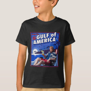 Camiseta Bandeira Americana G.2025 Do Golfo De Eua