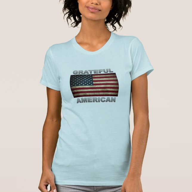 Camiseta Bandeira Americana - Grata Americana (Frente)
