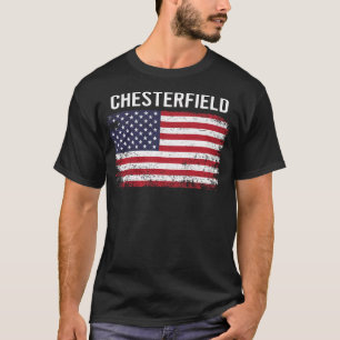 Camiseta Bandeira Americana Grunge Chesterfield