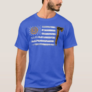 Camiseta Bandeira Americana Hatchet Engraçada Ax Thor Jogad