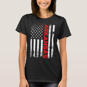 Camiseta Bandeira Americana Incomodada Retro Patriótico Ark
