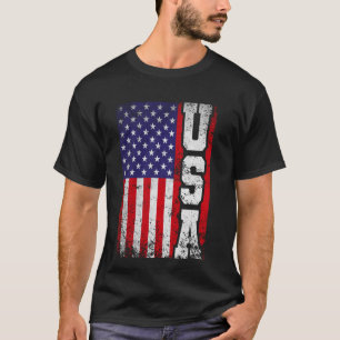 Camiseta Bandeira Americana Incomodada US 4 De Julho Estado