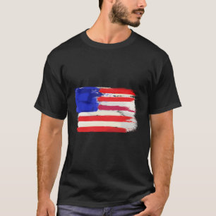 Camiseta Bandeira Americana Inteira 4 De Julho