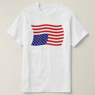 Camiseta Bandeira Americana Invertida - Anti Trump