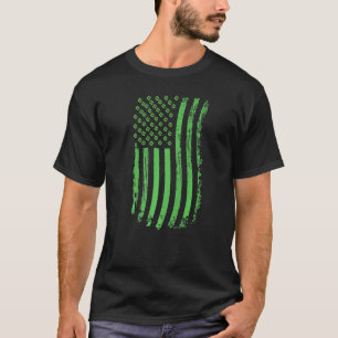 Camiseta Bandeira Americana Irlanda Bandeira Saint Patricks