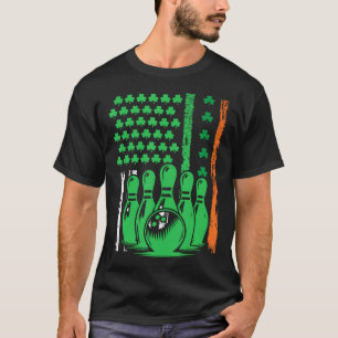 Camiseta Bandeira Americana Irlandesa Patriótica Fofa de Bo