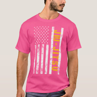 Camiseta Bandeira Americana Jiu Jitsu