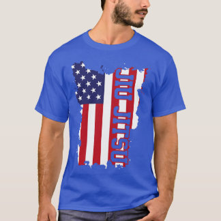 Camiseta Bandeira Americana JiuJitsu MMA