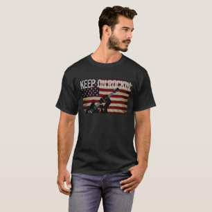 CAMISETA BANDEIRA AMERICANA LEGAL CONTINUE ROCKIN