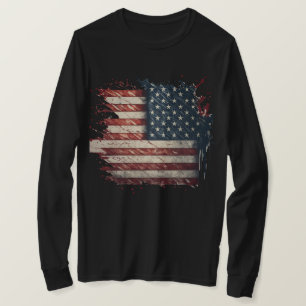 Camiseta Bandeira Americana Legal Patriótica