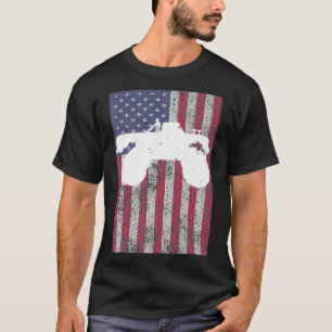 Camiseta Bandeira Americana Levantou Monstro Caminhão EUA
