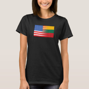 Camiseta Bandeira Americana Lituânia Usa