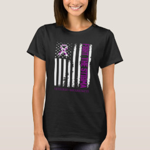Camiseta Bandeira Americana Lutam Contra A Consciência Do E