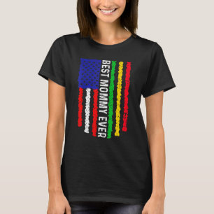 Camiseta Bandeira Americana Mali Melhor Mamãe Por Família