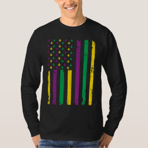 Camiseta Bandeira Americana Mardi Gras Pro American USA Fla