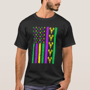 Camiseta Bandeira Americana Mardi GrasMardi Gras Outfit