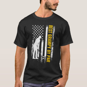 Camiseta Bandeira Americana Melhor De Par Para Golfe