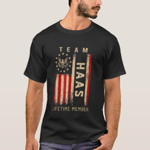 Camiseta Bandeira Americana Membro Vitalício Team HAAS