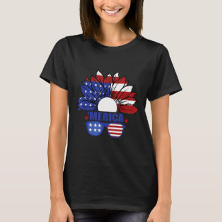 Camiseta Bandeira Americana Merica 4 de Julho Dia da Indepe