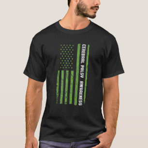 Camiseta Bandeira Americana Mês de Conscientização da Paral
