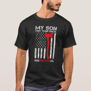 Camiseta Bandeira Americana Meu Filho Tem Sua Luta De Fogo