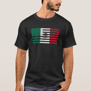 Camiseta Bandeira Americana Mexicana America Flag Tee