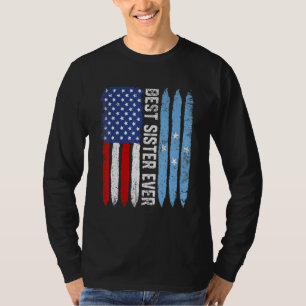 Camiseta Bandeira Americana Micronésia Sinalizador Melhor I