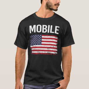Camiseta Bandeira Americana Móvel