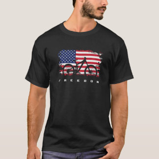 Camiseta Bandeira Americana Mtb Montanha Roupa